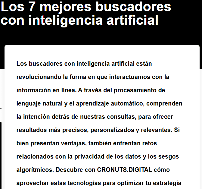 Los 7 mejores buscadores con inteligencia artificial